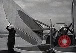 Image of aerobile with folding wings Long Beach California USA, 1937, second 45 stock footage video 65675038443
