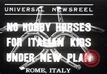 Standbild faschistischen Jugendorganisation Rom Italien, 1937, aus Sekunde 1 historischem Filmmaterial Videoclip 65675038444