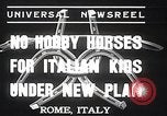 Standbild faschistischen Jugendorganisation Rom Italien, 1937, aus Sekunde 3 historischem Filmmaterial Videoclip 65675038444