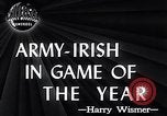 Image of Army versus Notre Dame New York United States USA, 1946, second 5 stock footage video 65675038450