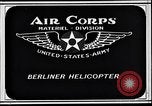 Standbild Berliner Hubschrauber Washington DC USA, 1925, aus Sekunde 8 historischem Filmmaterial Videoclip 65675038464