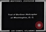 Standbild Berliner Hubschrauber Washington DC USA, 1925, aus Sekunde 13 historischem Filmmaterial Videoclip 65675038464