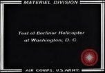 Standbild Berliner Hubschrauber Washington DC USA, 1925, aus Sekunde 14 historischem Filmmaterial Videoclip 65675038464