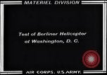 Standbild Berliner Hubschrauber Washington DC USA, 1925, aus Sekunde 15 historischem Filmmaterial Videoclip 65675038464