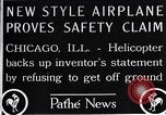 Standbild Freak Hubschrauber Chicago Illinois USA, 1925, aus Sekunde 8 historischem Filmmaterial Videoclip 65675038465