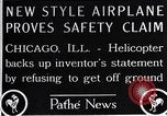 Standbild Freak Hubschrauber Chicago Illinois USA, 1925, aus Sekunde 10 historischem Filmmaterial Videoclip 65675038465