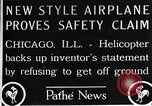Standbild Freak Hubschrauber Chicago Illinois USA, 1925, aus Sekunde 13 historischem Filmmaterial Videoclip 65675038465