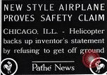 Standbild Freak Hubschrauber Chicago Illinois USA, 1925, aus Sekunde 14 historischem Filmmaterial Videoclip 65675038465