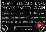 Standbild Freak Hubschrauber Chicago Illinois USA, 1925, aus Sekunde 15 historischem Filmmaterial Videoclip 65675038465