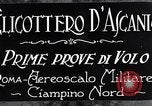 Standbild D'Ascanio Hubschrauber Ciampino Italien, 1930, aus Sekunde 11 historischem Filmmaterial Videoclip 65675038467
