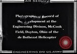 Image of De Bothezat helicopter Dayton Ohio USA, 1921, second 15 stock footage video 65675038468