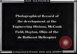 Image of De Bothezat helicopter Dayton Ohio USA, 1921, second 20 stock footage video 65675038468