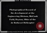 Image of De Bothezat helicopter Dayton Ohio USA, 1921, second 22 stock footage video 65675038468