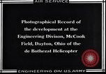 Image of De Bothezat helicopter Dayton Ohio USA, 1921, second 24 stock footage video 65675038468