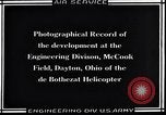 Image of De Bothezat helicopter Dayton Ohio USA, 1921, second 25 stock footage video 65675038468