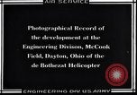 Image of De Bothezat helicopter Dayton Ohio USA, 1921, second 27 stock footage video 65675038468