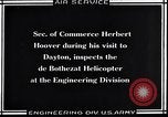 Standbild De Bothezat Helikopter test Dayton Ohio USA, 1922, aus Sekunde 18 historischem Filmmaterial Videoclip 65675038470