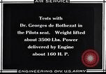 Standbild De Bothezat Helikopter test Dayton Ohio USA, 1922, aus Sekunde 38 historischem Filmmaterial Videoclip 65675038470