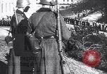 Image of German troops marching into Oslo Norway, 1940, second 1 stock footage video 65675038486