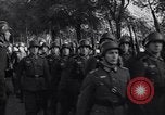 Image of German troops marching into Oslo Norway, 1940, second 23 stock footage video 65675038486