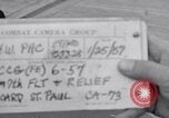Standbild amerikanischen Kreuzer USS Saint Paul westlichen pazifischen Ozean, 1957, aus Sekunde 6 historischem Filmmaterial Videoclip 65675038495