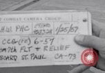 Standbild amerikanischen Kreuzer USS Saint Paul westlichen pazifischen Ozean, 1957, aus Sekunde 7 historischem Filmmaterial Videoclip 65675038495