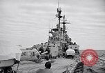 Standbild amerikanischen Kreuzer USS Saint Paul westlichen pazifischen Ozean, 1957, aus Sekunde 8 historischem Filmmaterial Videoclip 65675038495