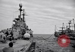 Standbild amerikanischen Kreuzer USS Saint Paul westlichen pazifischen Ozean, 1957, aus Sekunde 14 historischem Filmmaterial Videoclip 65675038495
