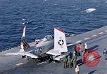 Image of FJ 3 aircraft catapulted California United States USA, 1956, second 14 stock footage video 65675038506