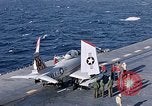 Image of FJ 3 aircraft catapulted California United States USA, 1956, second 16 stock footage video 65675038506