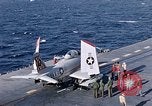 Image of FJ 3 aircraft catapulted California United States USA, 1956, second 17 stock footage video 65675038506