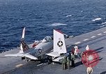 Image of FJ 3 aircraft catapulted California United States USA, 1956, second 27 stock footage video 65675038506