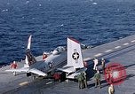 Image of FJ 3 aircraft catapulted California United States USA, 1956, second 44 stock footage video 65675038506