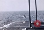 Image of FJ 3 aircraft catapulted California United States USA, 1956, second 53 stock footage video 65675038506