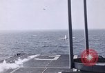 Image of FJ 3 aircraft catapulted California United States USA, 1956, second 54 stock footage video 65675038506