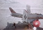 Image of FJ 3 aircraft California United States USA, 1956, second 38 stock footage video 65675038507