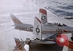 Image of FJ 3 aircraft California United States USA, 1956, second 42 stock footage video 65675038507