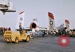 Image of FJ 3 aircraft California United States USA, 1956, second 32 stock footage video 65675038510