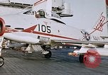 Image of FJ 3 aircraft California United States USA, 1956, second 38 stock footage video 65675038510