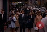 Image of 1960s pedestrians in downtown Seattle Seattle Washington USA, 1968, second 50 stock footage video 65675038531