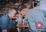 Image of Boxer aircraft carrier engine room Korea, 1953, second 15 stock footage video 65675038538