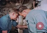 Image of Boxer aircraft carrier engine room Korea, 1953, second 18 stock footage video 65675038538