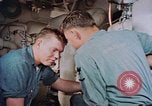 Image of Boxer aircraft carrier engine room Korea, 1953, second 22 stock footage video 65675038538