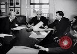 Image of Edward Stettinius with world leaders Washington DC USA, 1945, second 56 stock footage video 65675038546