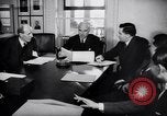 Image of Edward Stettinius with world leaders Washington DC USA, 1945, second 58 stock footage video 65675038546