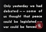 Image of Pro war and anti-war advocates in World War 2 United States USA, 1940, second 11 stock footage video 65675038552