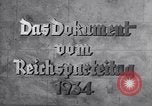 Image of Adolf Hitler flies to Nuremberg Nuremberg Germany, 1934, second 25 stock footage video 65675038560