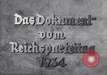 Image of Adolf Hitler flies to Nuremberg Nuremberg Germany, 1934, second 26 stock footage video 65675038560
