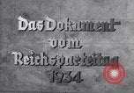 Image of Adolf Hitler flies to Nuremberg Nuremberg Germany, 1934, second 28 stock footage video 65675038560