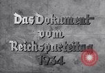 Image of Adolf Hitler flies to Nuremberg Nuremberg Germany, 1934, second 29 stock footage video 65675038560